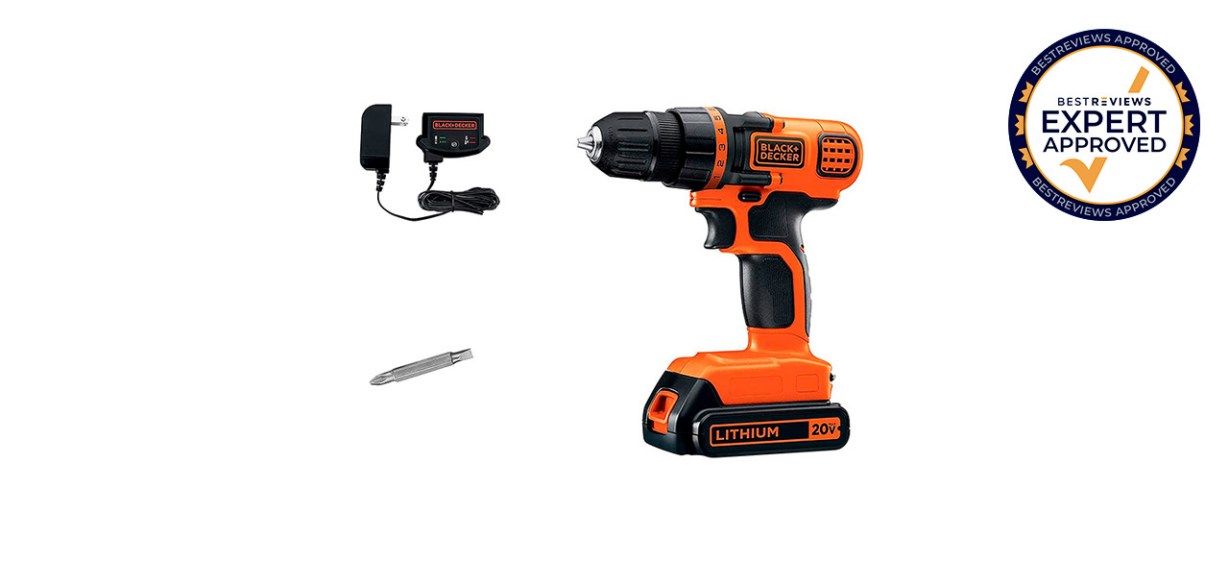 Best BLACK + DECKER 20-volt Max Cordless Drill-Driver Best BLACK + DECKER 20-volt Max Cordless Drill-Driver
