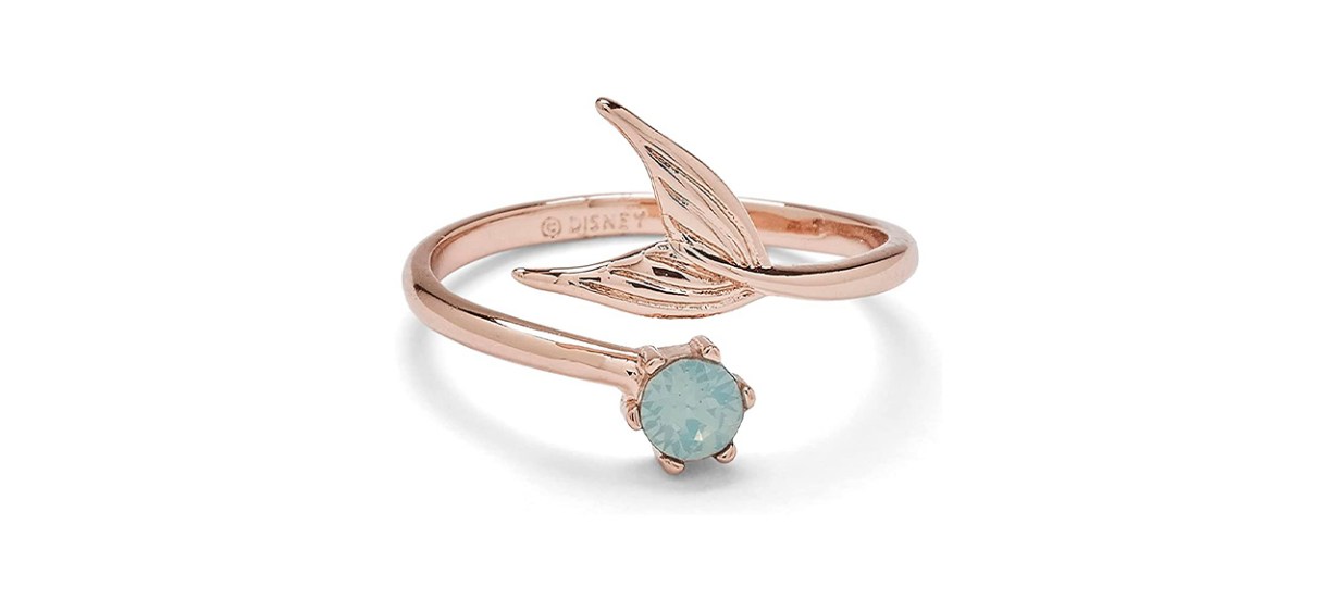 Best Pura Vida Rose Gold Disney Little Mermaid Fin Open Ring Best Pura Vida Rose Gold Disney Little Mermaid Fin Open Ring