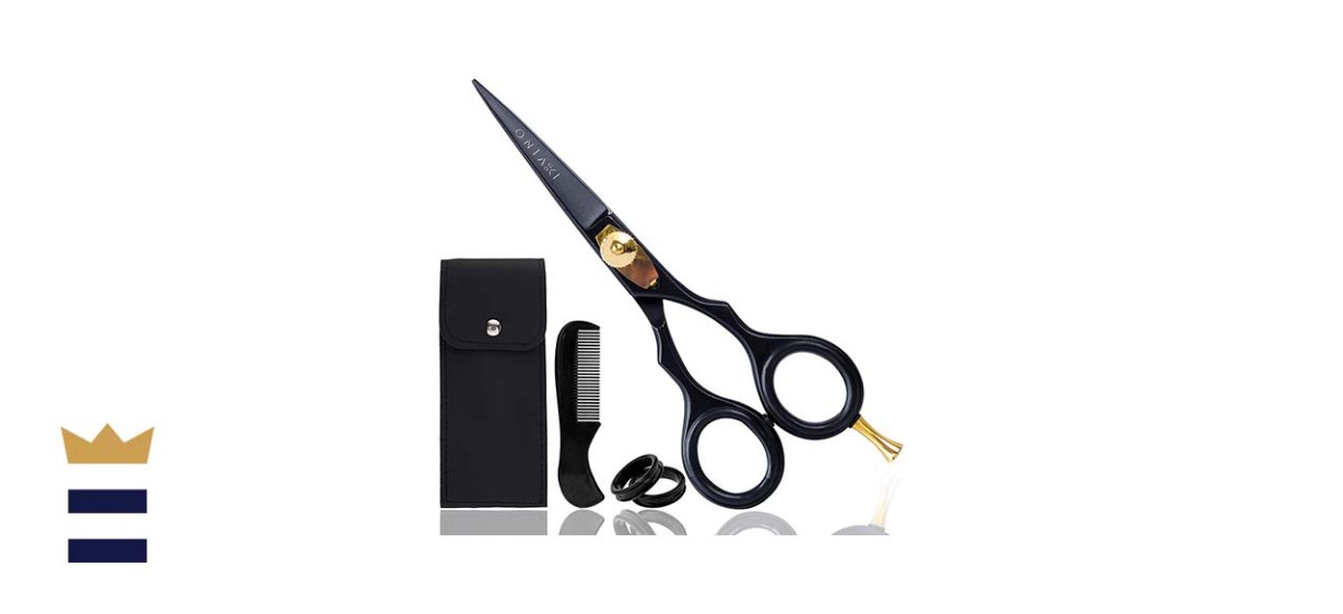ONTAKI Professional Japanese Steel Beard Scissor Salon Shears