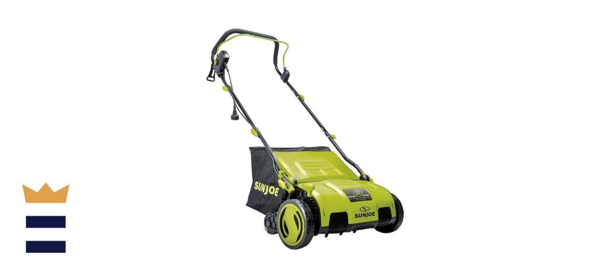 Sun Joe AJ805E 15-Inch 13-Amp Electric Dethatcher And Scarifier