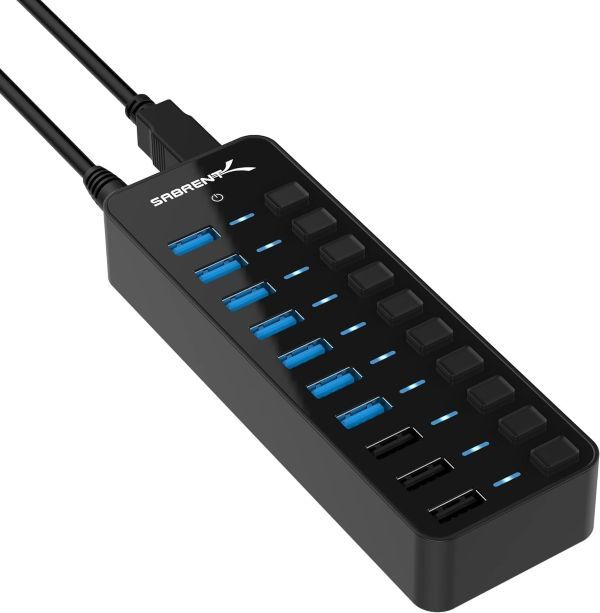 SABRENT 10-Port USB 3.0 Hub