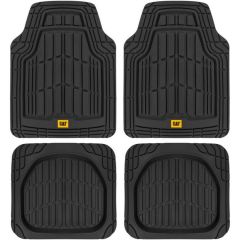 Cat ToughRide Heavy-Duty 4 Piece Rubber All Season Floor Mats