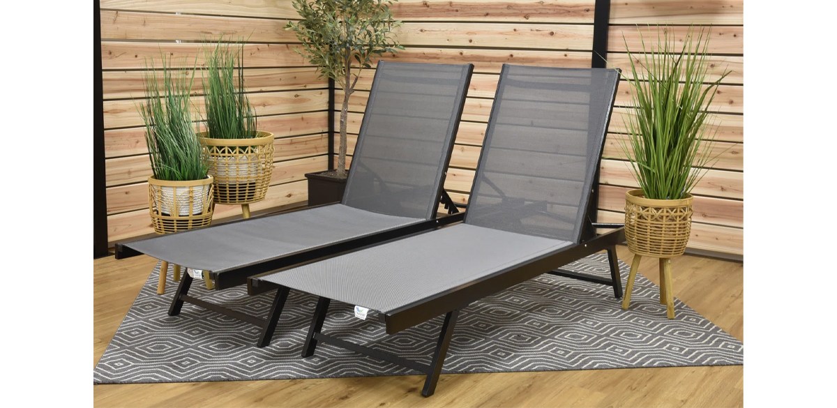 Keilia Aluminum Urban Sun Lounger