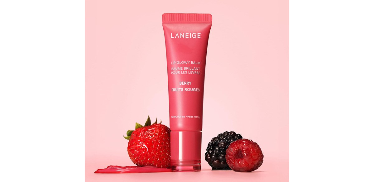 LANEIGE Lip Glowy Balm Sheer Tinted Lip Moisturizer with Shea Butter