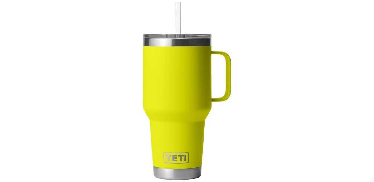 YETI Rambler 35 oz Tumbler with Handle and Straw Lid