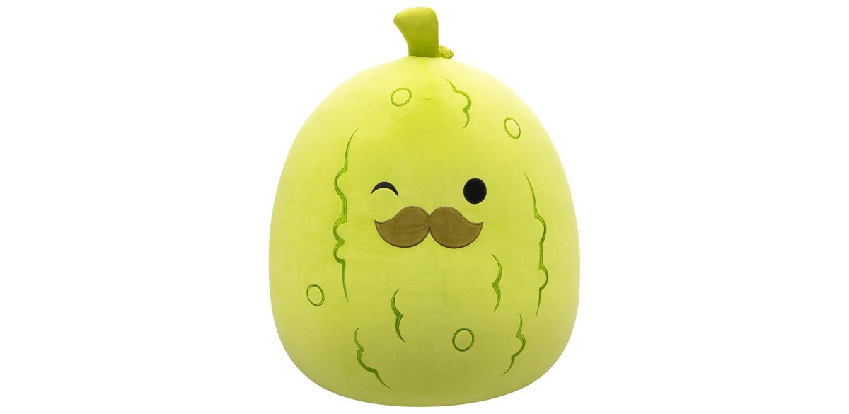 Squishmallows Original 24-Inch Charles Pickle with Mustache