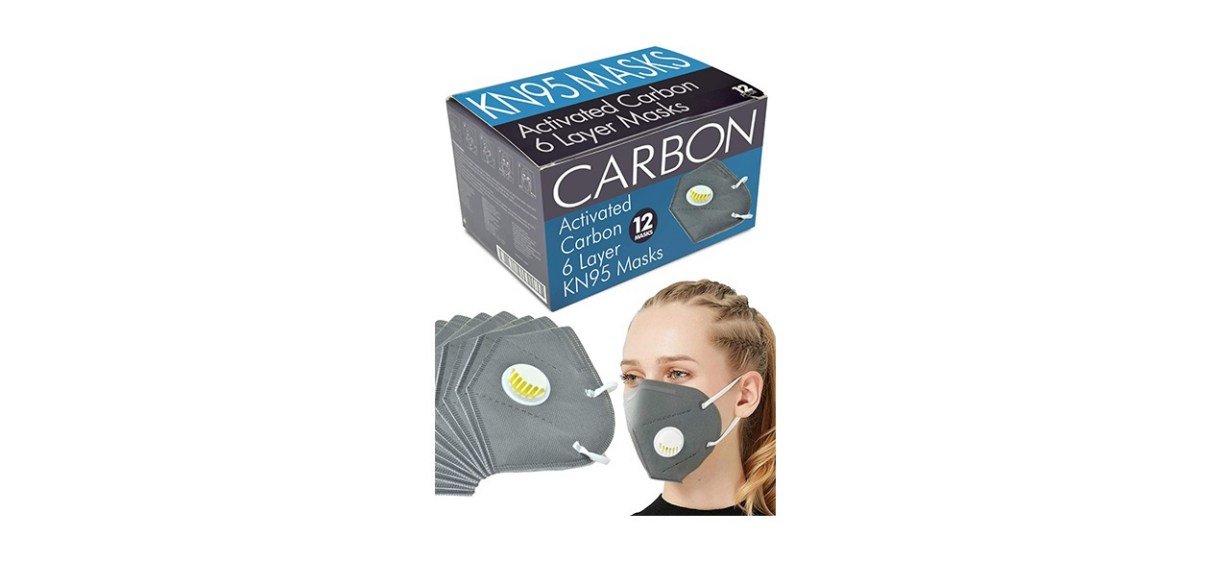 Activated Carbon 6-Layer KN95 Masks 