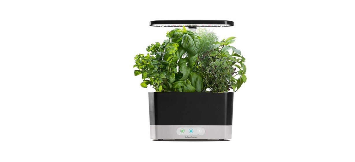 AeroGarden Black Harvest Indoor Hydroponic Garden