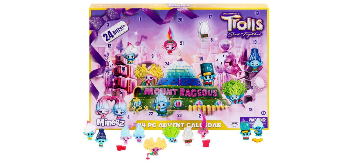 Best DreamWorks Trolls Band Together Mineez 24 pc Holiday Advent Calendar