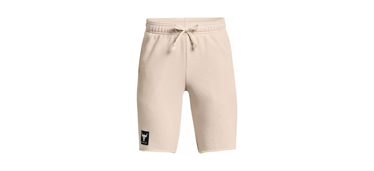 Best Under Armour Project Rock Boys Rival Terry Shorts