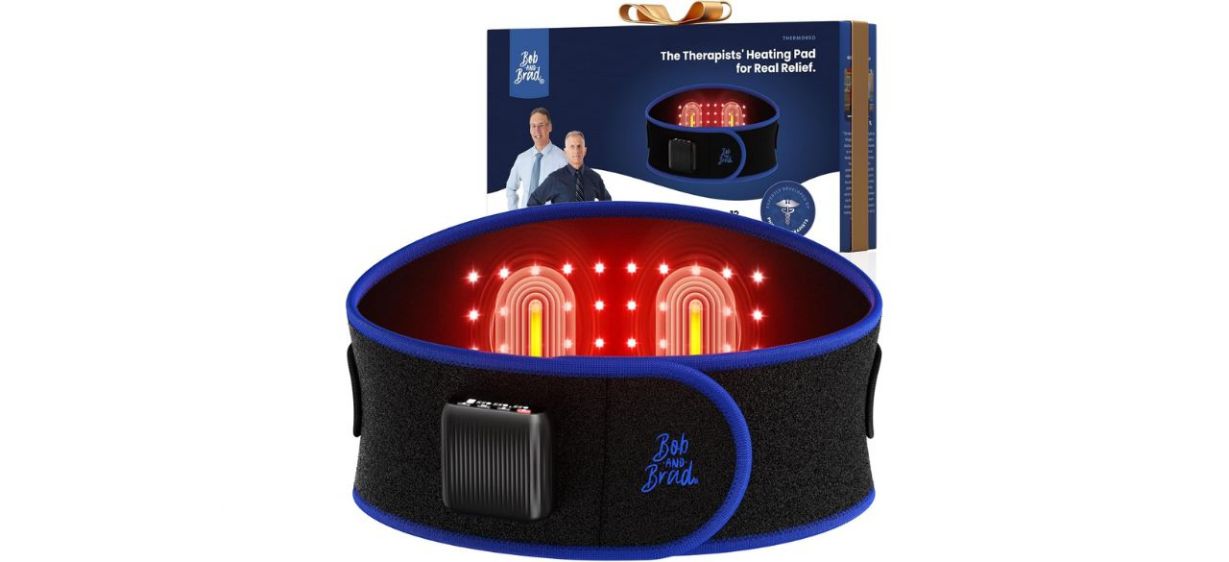 BOB AND BRAD ThermoRed Heating Pad Belt Massager