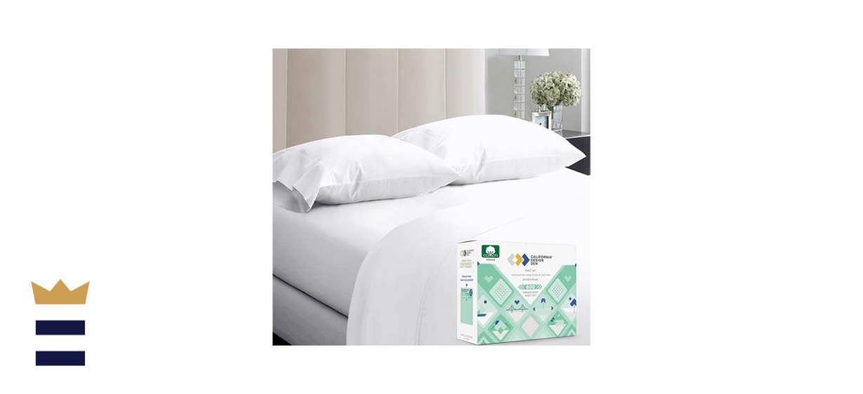 California Design Den Premium 600-Thread-Count Cotton Sheet Set