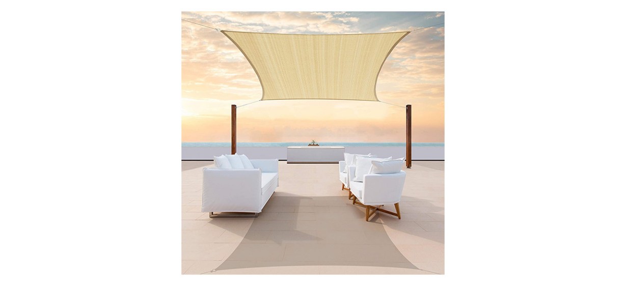 ColourTree Rectangular Sun Shade Sail