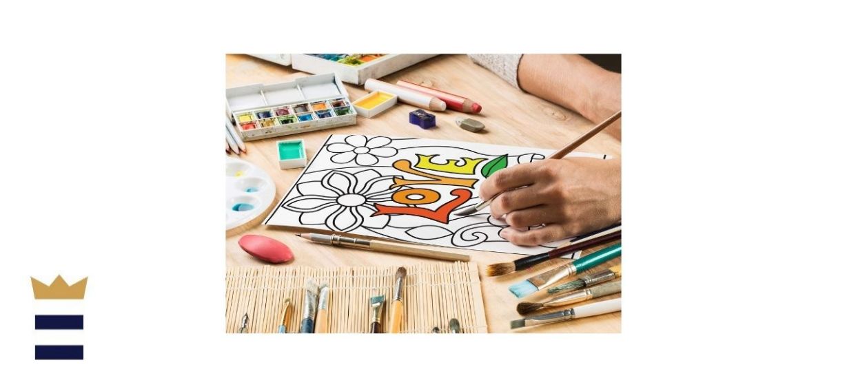 Easy Adult Coloring Book