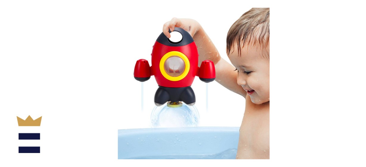 Elovien Space Rocket Bathtub Toy