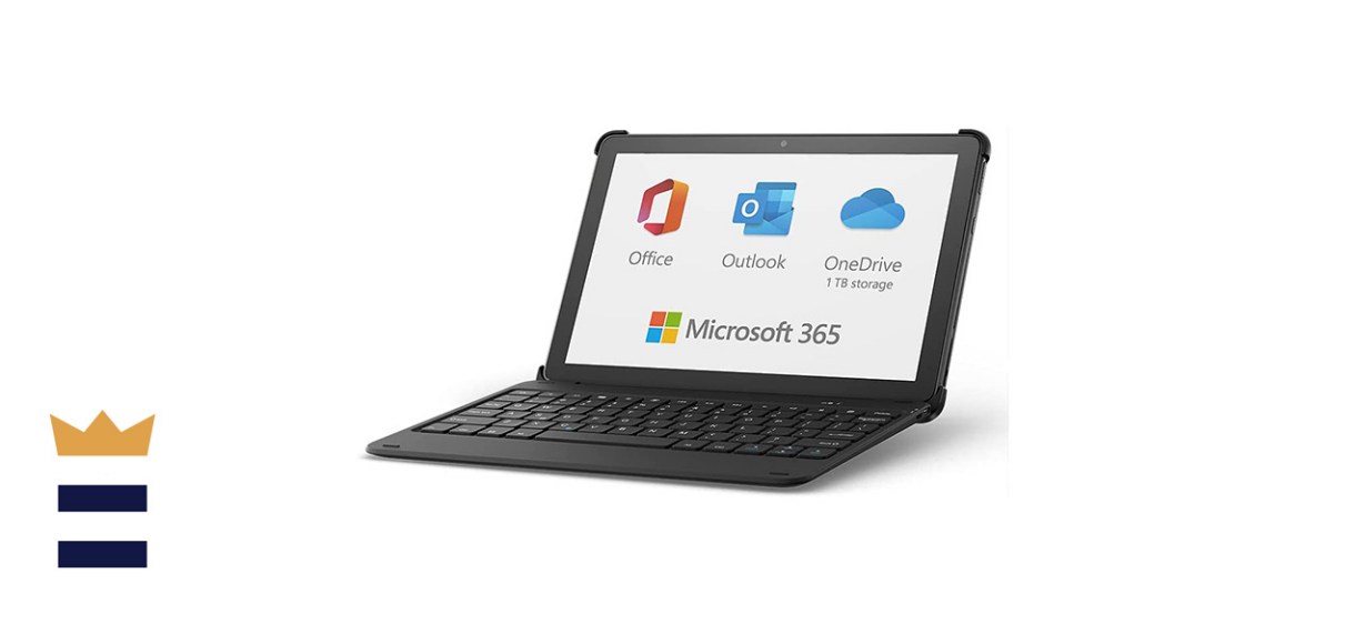 Fire HD 10 Tablet, Keyboard, and Microsoft 365 Subscription Bundle