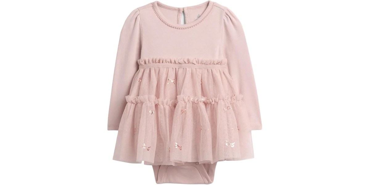 GAP Baby Girls' Long-Sleeve Tulle Dress