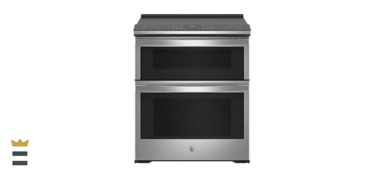 GE Profile 6.6-Cubic Foot Slide-in Double Oven Electric Range