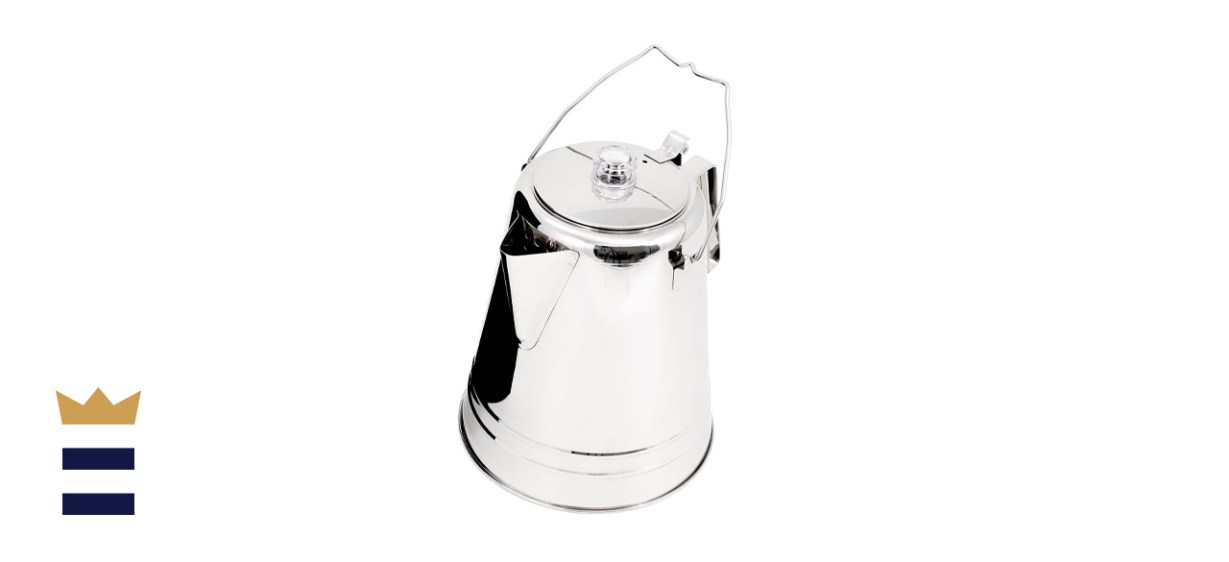 GSI Outdoors Glacier Stainless Steel Percolator Coffee Pot