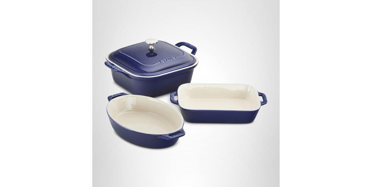 STAUB Ceramic 4-pc Baking Pans Set
