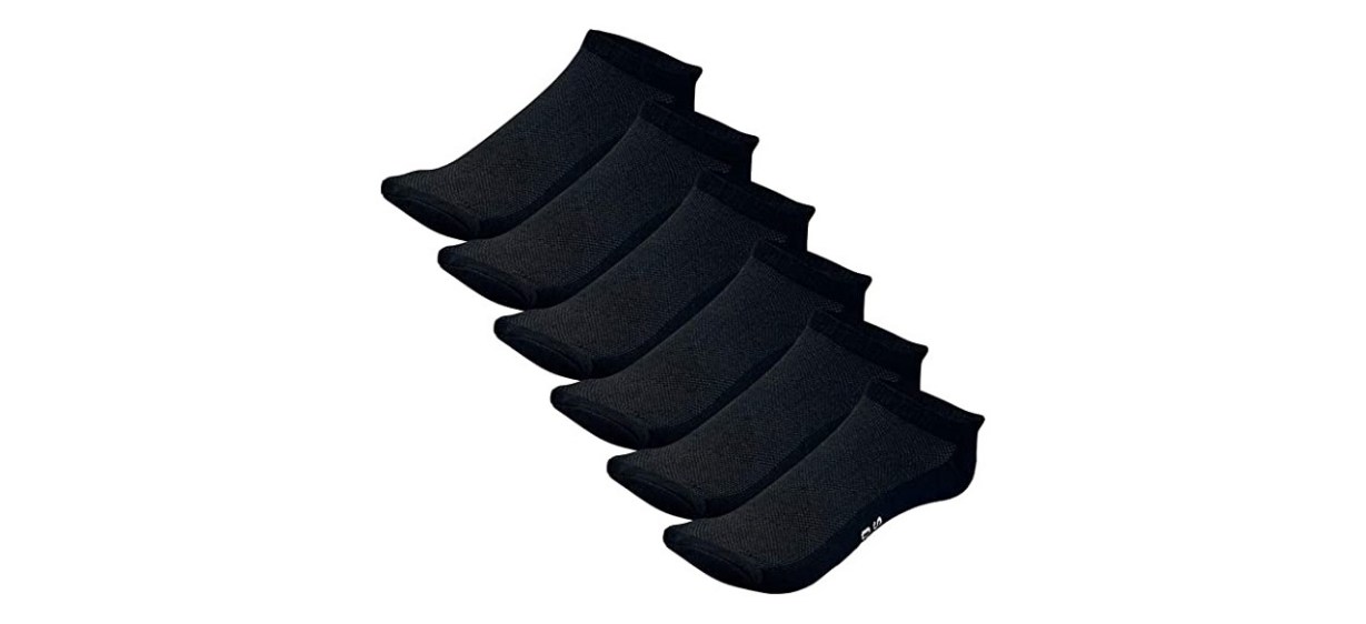 Bamboo Sports B No Show Bamboo Workout Socks