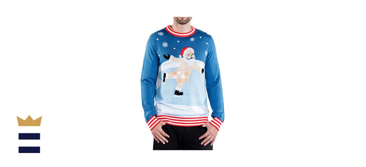 Tipsy Elves Naughty Santa Ugly Christmas sweater