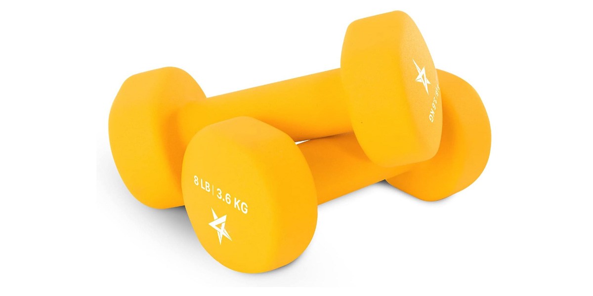 Yes4All 5 lbs Dumbbells Neoprene