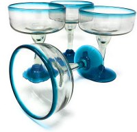 Dos Sueños Hand-Blown Margarita Glass Set