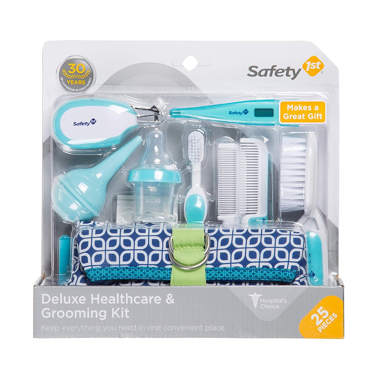 Safety 1st Deluxe 25-Piece Baby Healthcare and Grooming Kit