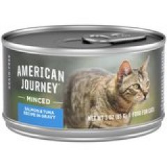 American Journey Minced Salmon & Tuna Recipe in Gravy Grain-Free Canned Cat Food