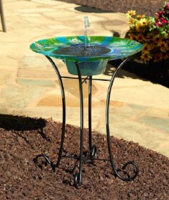 Bungalow Rose Canaseraga Glass Weather Resistant Floor Fountain