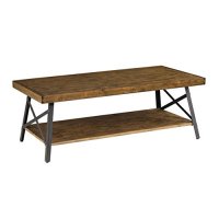 Emerald Home Chandler Rustic Wood and Steel Table