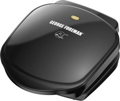 George Foreman 2-Serving Classic Plate Electric Indoor Grill and Panini Press