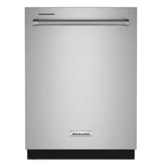 KitchenAid 44 DBA PrintShield Stainless Steel Top Control Built-In Tall Tub Dishwasher