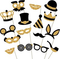 PixiPy Gold Photo Booth Props