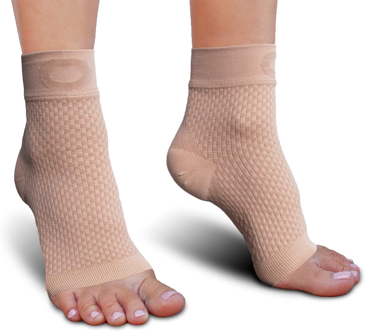 Crucial Compression Plantar Fasciitis Sock with Arch Support for Men &amp; Women