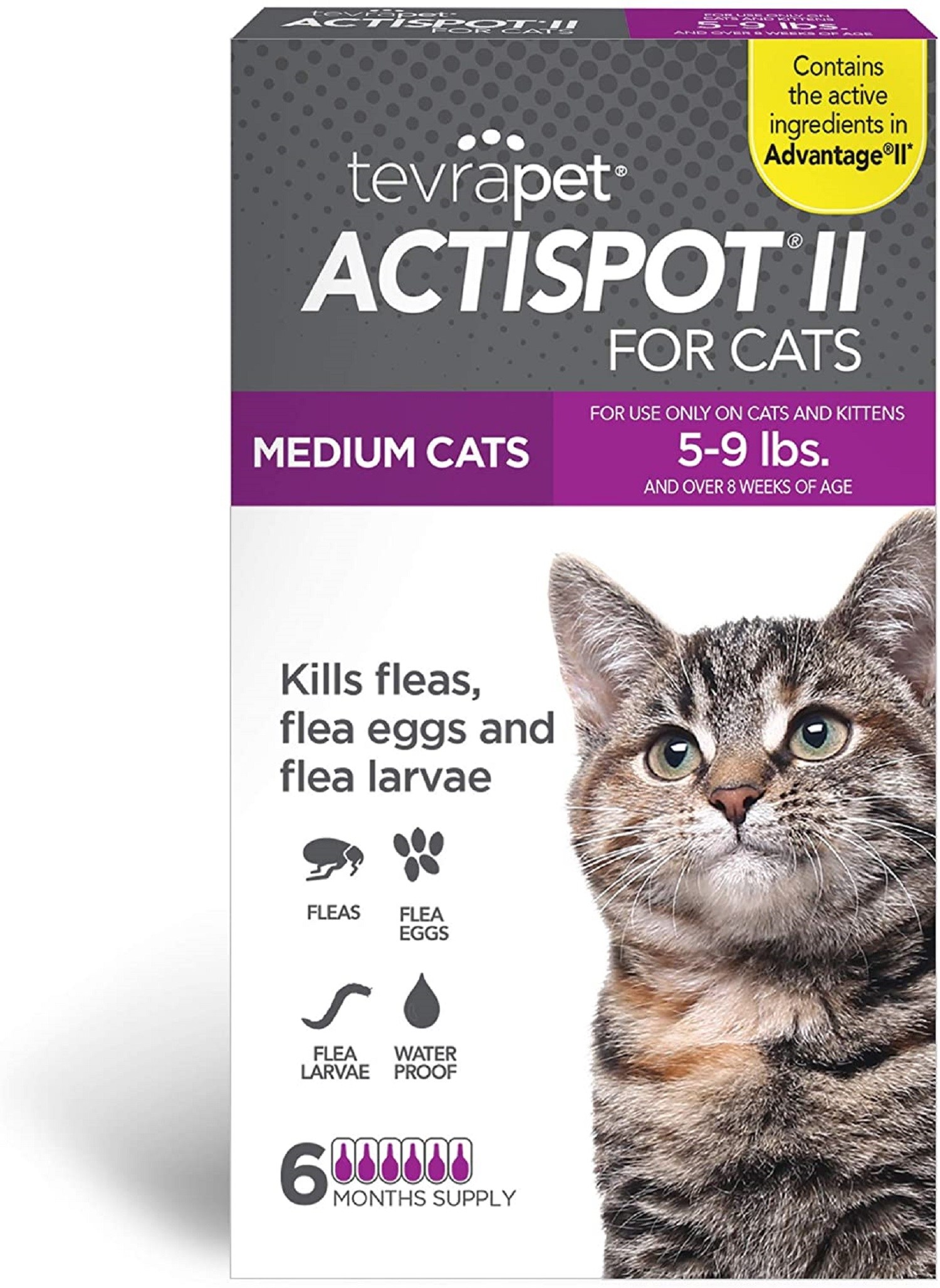 TevraPet Actispot II Flea Prevention for Cats