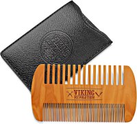 VIKING REVOLUTION Top Pocket Comb for Beards & Mustaches