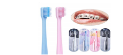 Y-kelin V-Shaped Orthodontic Toothbrush with extra Inter-Dental Brush